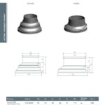 конус-переход КК1000/КК800 под бетонную плиту